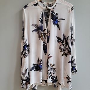 Spring Free People Floral Flowy Top